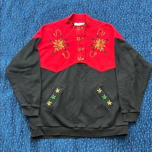 Western style St Michael from Marks & Spencer Western Embroidered sweatshirt